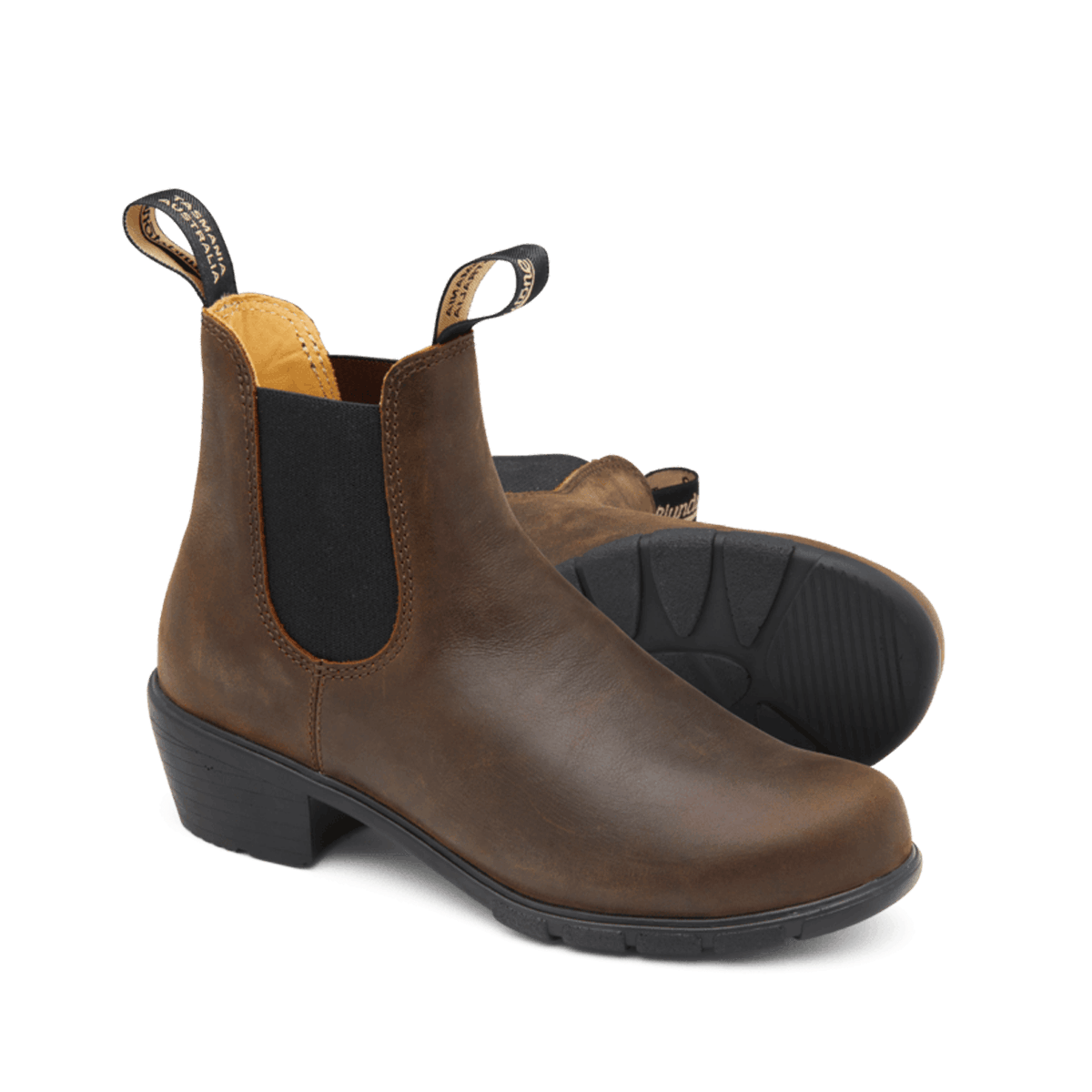 #1673 middle heel womens boots