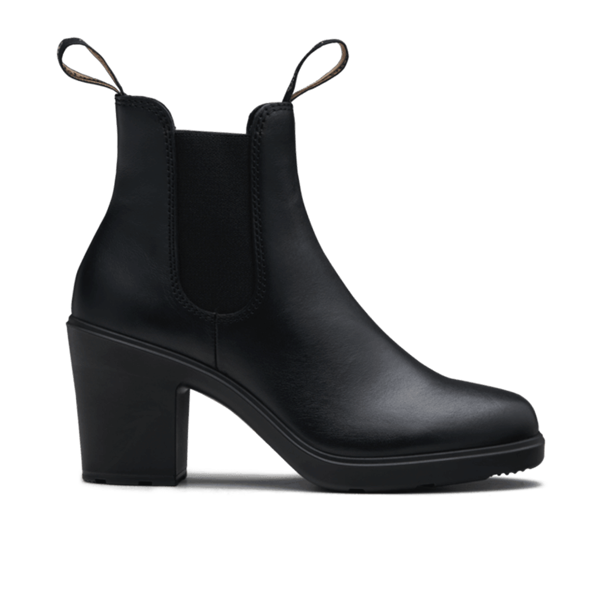 Black heeled chelsea boots womens sales